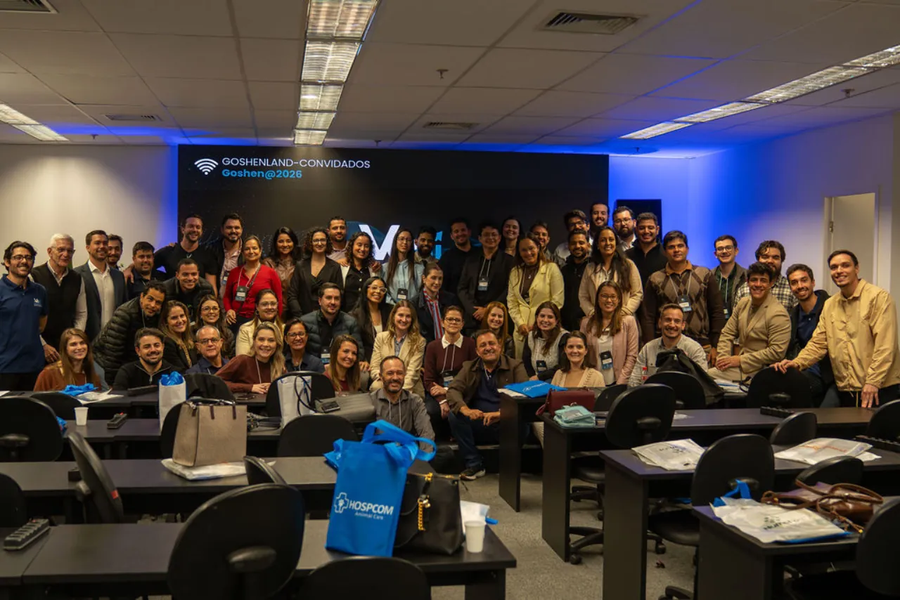Turma completa da primeira edição da Imersão Veterinário Empresário
