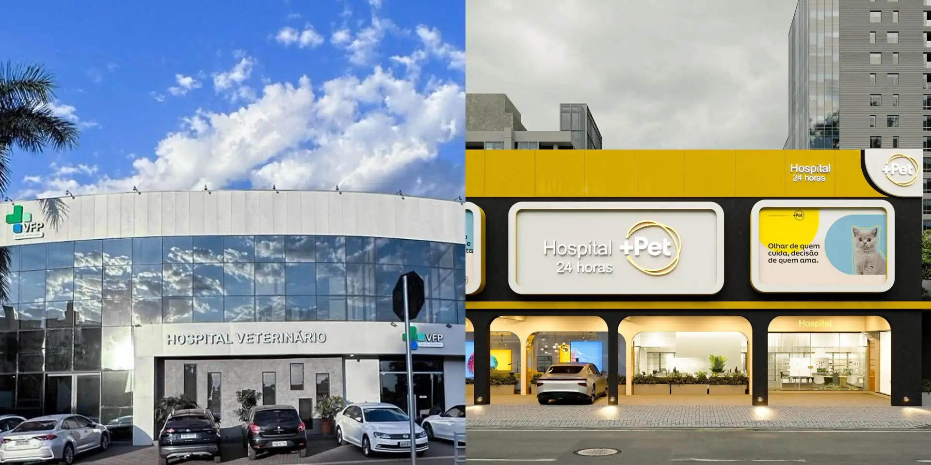 Hospitais veterinários VFP e +Pet